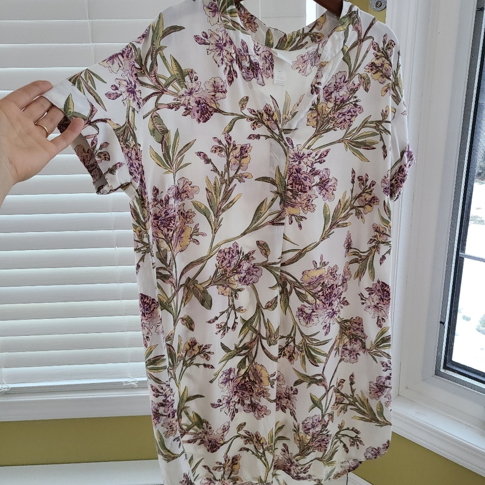 H&M Floral Dress/Tunic Size S